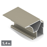 СТАНДАРТ Вертикальный профиль Flat (5,40 м) шампань матовая (Al) (AS0533) Aristo (Под Заказ)