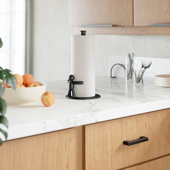 Держатель для бумажных полотенец buddy, черный