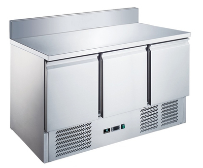 Стол С Охлажд.Шкафом Hurakan Hkn-Gnl3Tn-Sb С Бортом