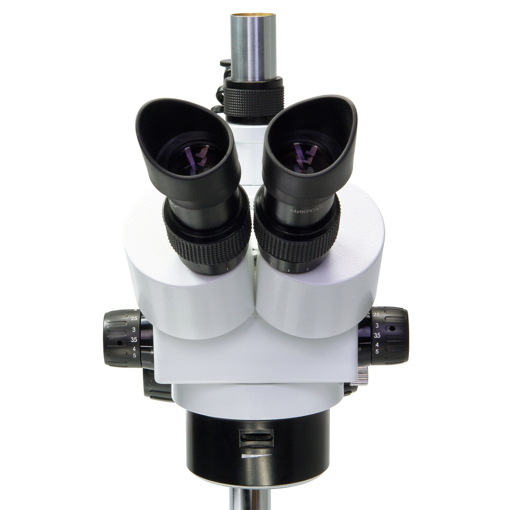 Микроскоп стереоскопический Микромед МС-4-ZOOM LED (тринокуляр)