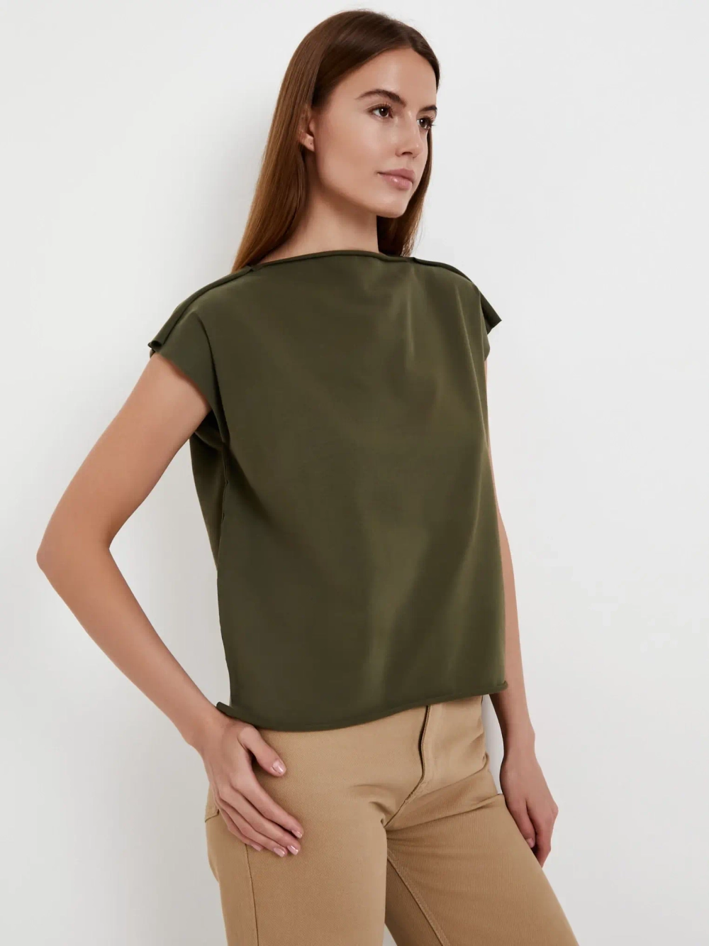 Футболка Квадрат Хаки