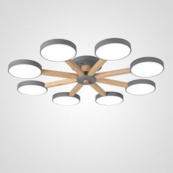 Люстра на штанге Imperiumloft TURNA Gray TURNA01