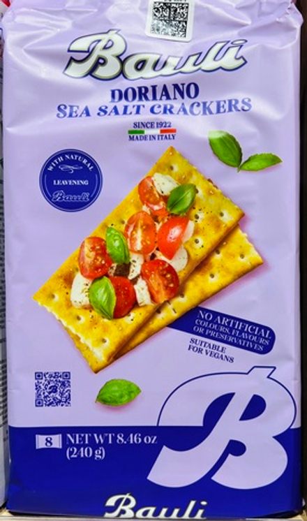 Крекеры с морской солью 240г.