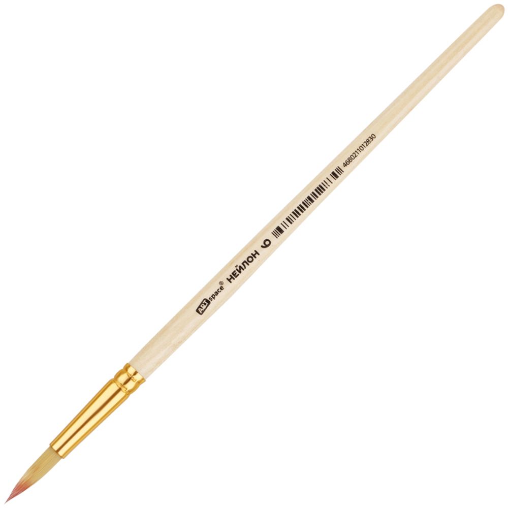 Кисть нейлон № 6 круглая, Спейс