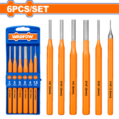 Набор выколоток 6 шт. WADFOW WCC8306
