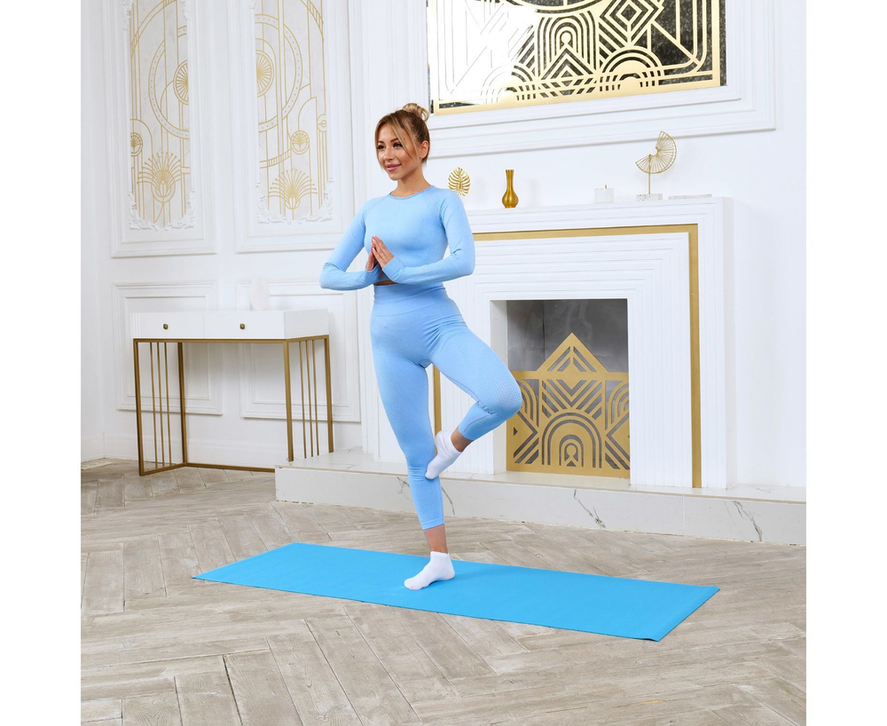 Коврик для фитнеса и йоги DFC Yoga 173x61x0,3 см
