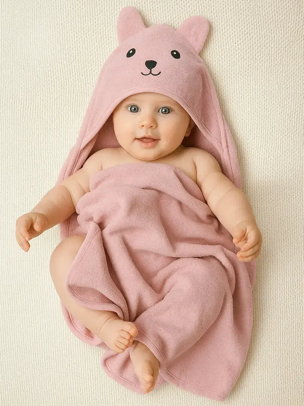 Полотенце детское с капюшоном