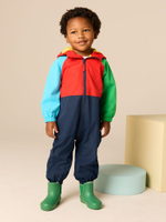 Комбинезон непромокаемый с флисовой подкладкой для мальчика Next Q60-449, Синий, Красный