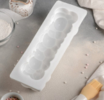 Форма для муссовых десертов прямоугольная «Воздушные пузыри», 29х9,5 см