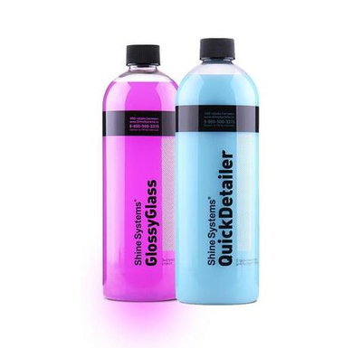 Shine Systems Набор для салона QuickDetailer+GlossyGlass 750мл