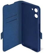 Чехол с флипом для Realme C33 blue DF