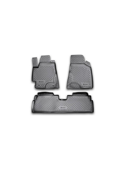 Коврики в салон для TOYOTA Highlander (I, ХU20), 2001-2007, 3 шт. (полиуретан) NLC.48.44.210