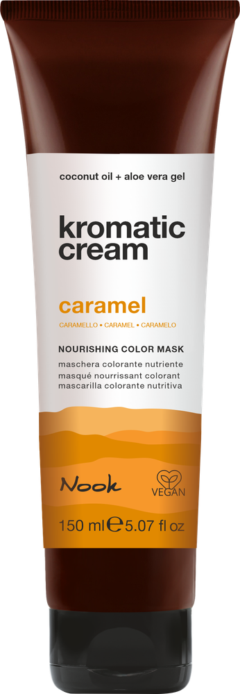 Nook Питательная маска для окрашивания волос прямым пигментом Карамель-Kromatic Cream Pumpkin,150 мл