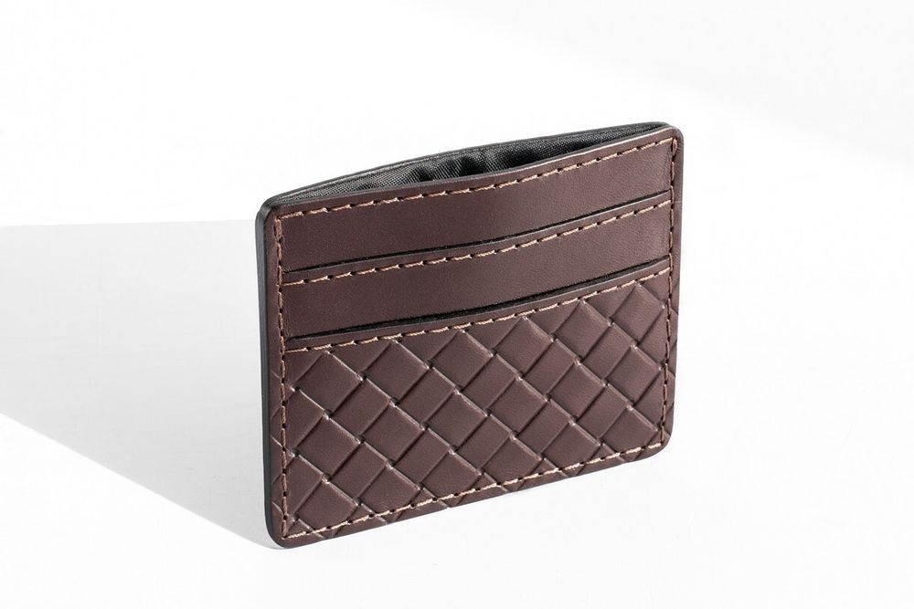 Набор в кабинет руководителя Гранд из кожи FG Brown /черный 17 предметов