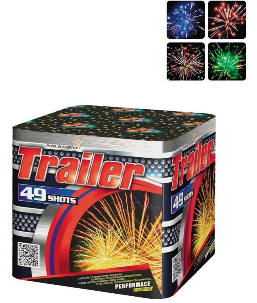 Батарея салютов "Trailer" GWM5036 49 залпов * 1.2"