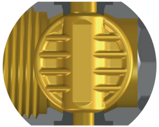 Кран дисковый Rubinetterie Bresciane Eurofly 600301 3/4" ВР/НР