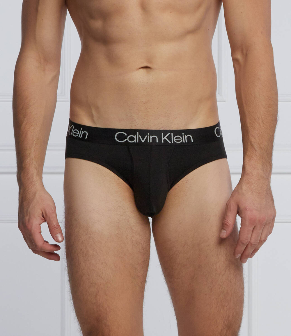 брифы 3 пары Calvin Klein Underwear - черный(000NB2969A)