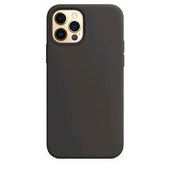 Силиконовый чехол Silicon Case (без MagSafe) для iPhone 12 Pro Max (6,7") (Черный)