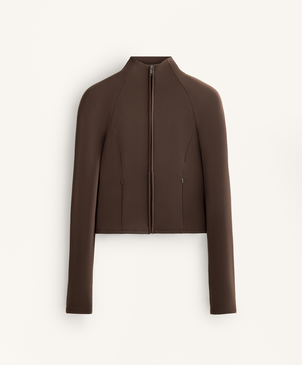 Oysho Легкая и теплая высокотехнологичная куртка, темно-коричневый