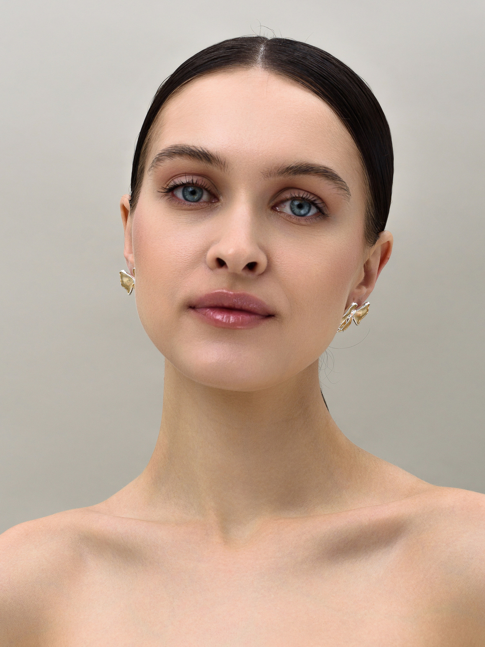 Серьги "Bow" Bicolor