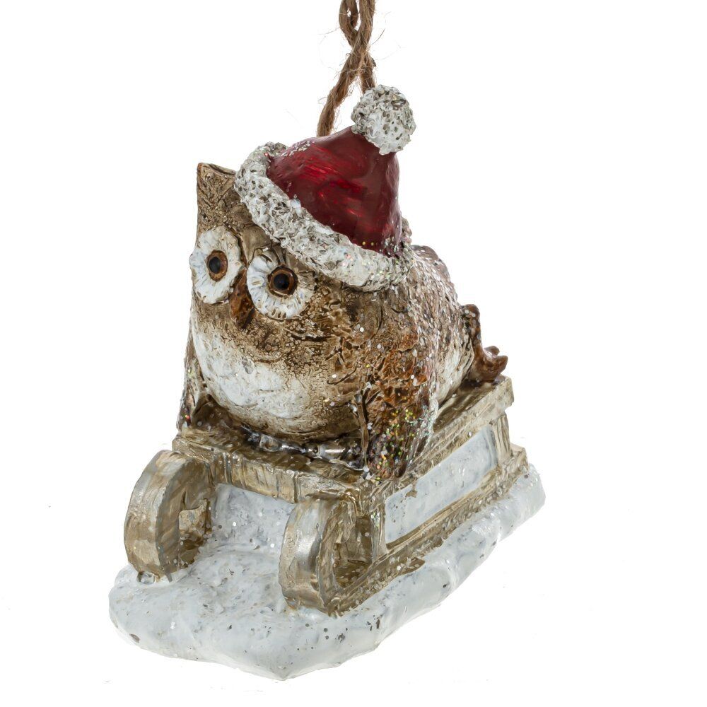 GAEM Изделие декоративное подвесное "Сова", L7,5 W5 H7,5 см, 2в.