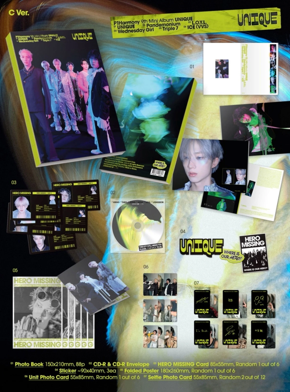 Альбом P1HARMONY - UNIQUE [Photobook ver.]