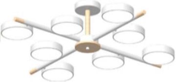 Потолочный cветильник LED4U L3209-860 WH