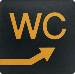 Туалет, WC, направо/вверх