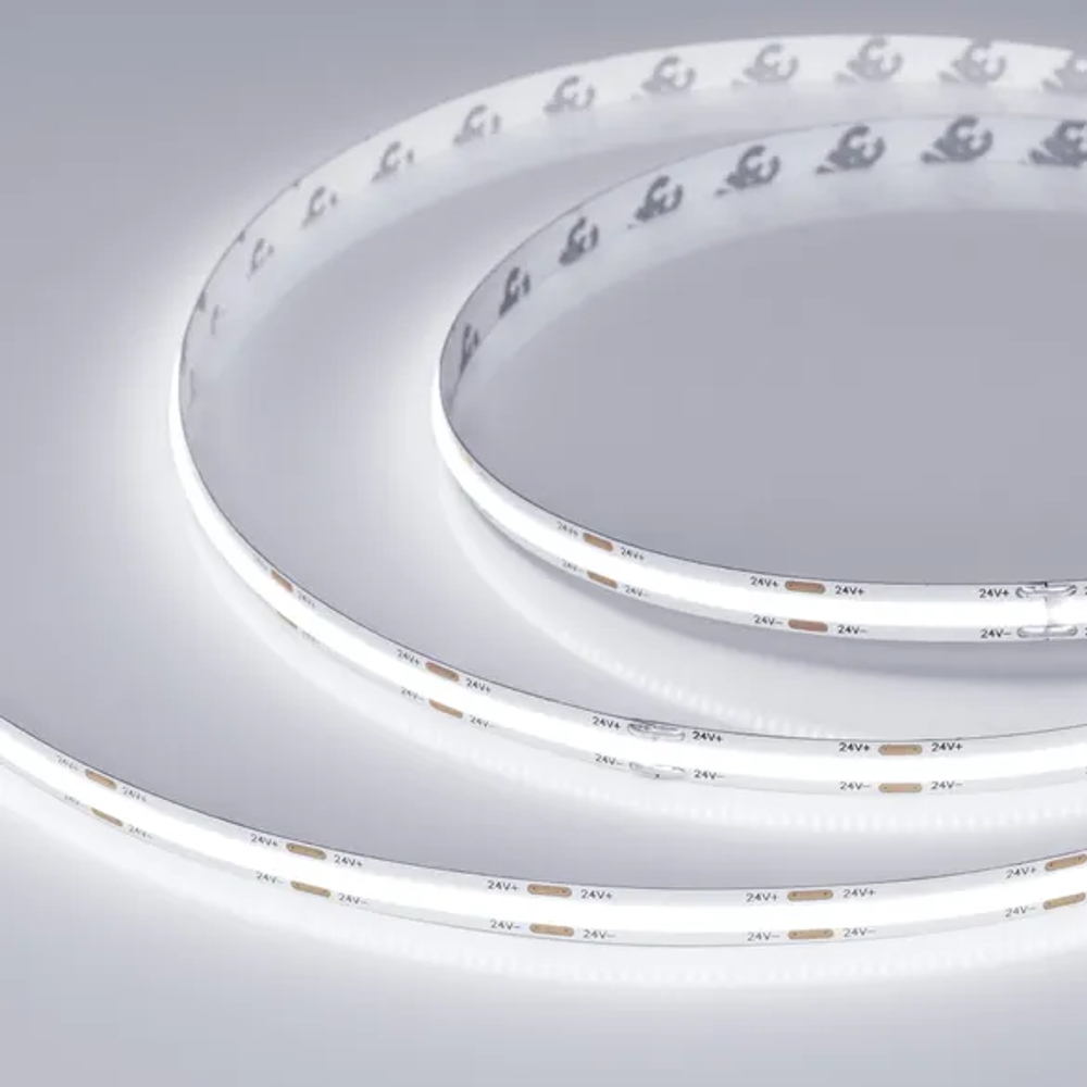 Светодиодная лента герметичная COB-NANO-X544-8mm 24V White6000 (11.5W/m, IP65, CSP, 5m) (Arlight, -) 031906(1)