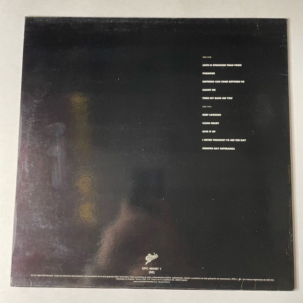 Винтажная виниловая пластинка LP Sade Stronger Than Pride (Spain 1988)