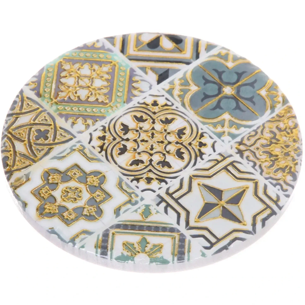 Подставка керамическая 10,8 см «Мозаика» серая