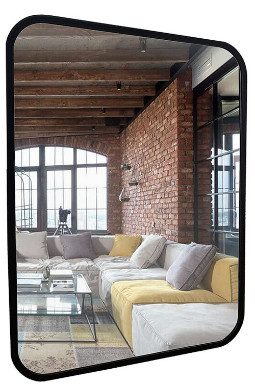 Зеркало Мальта-лофт AZARIO  600*800  рама пластик   31656