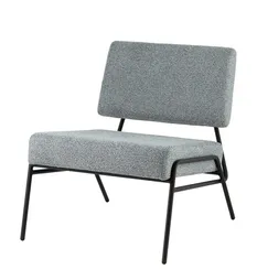 Кресло Теллинг шенилл серо-синий