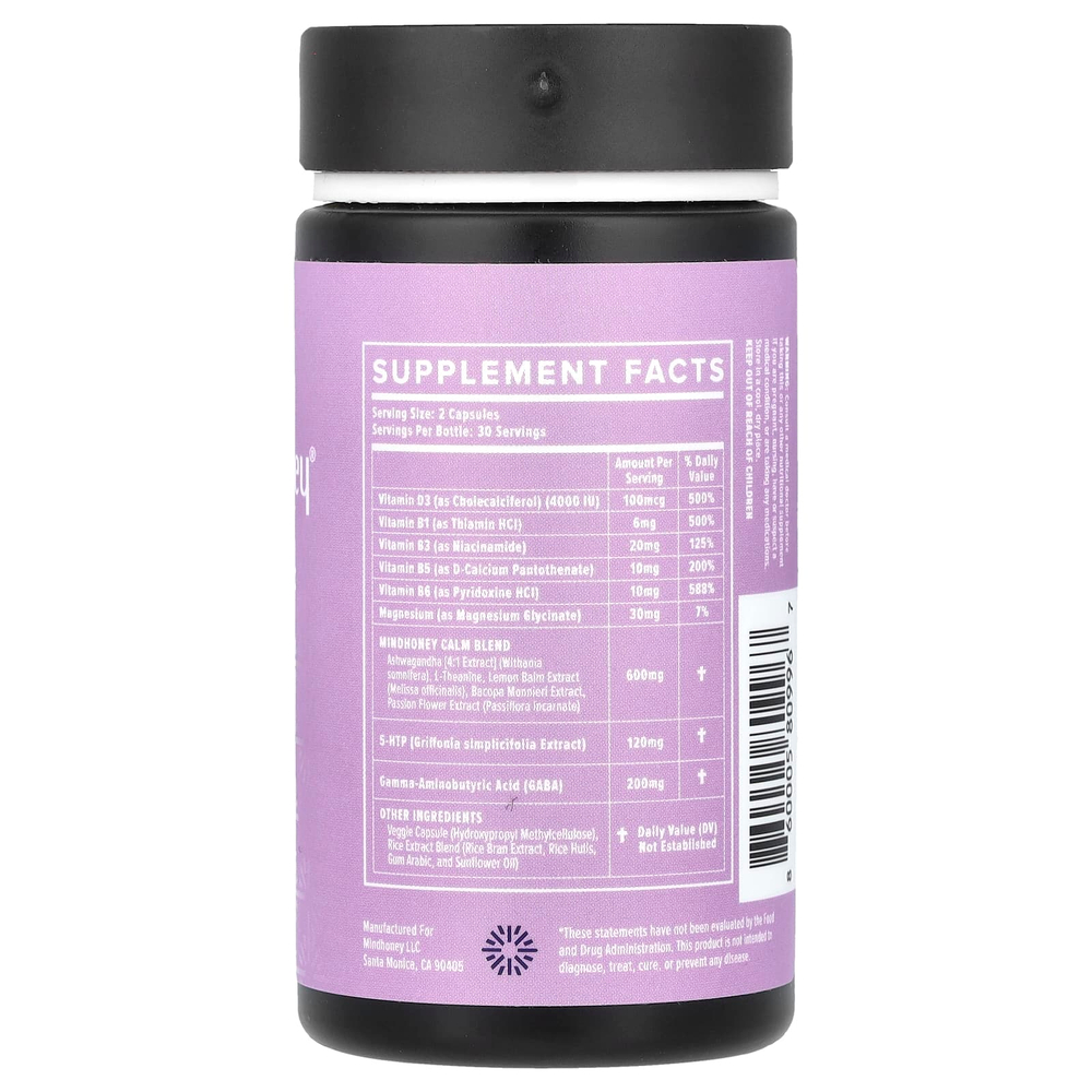 Mindhoney, Sync, адаптогенные и ноотропные, 60 капсул