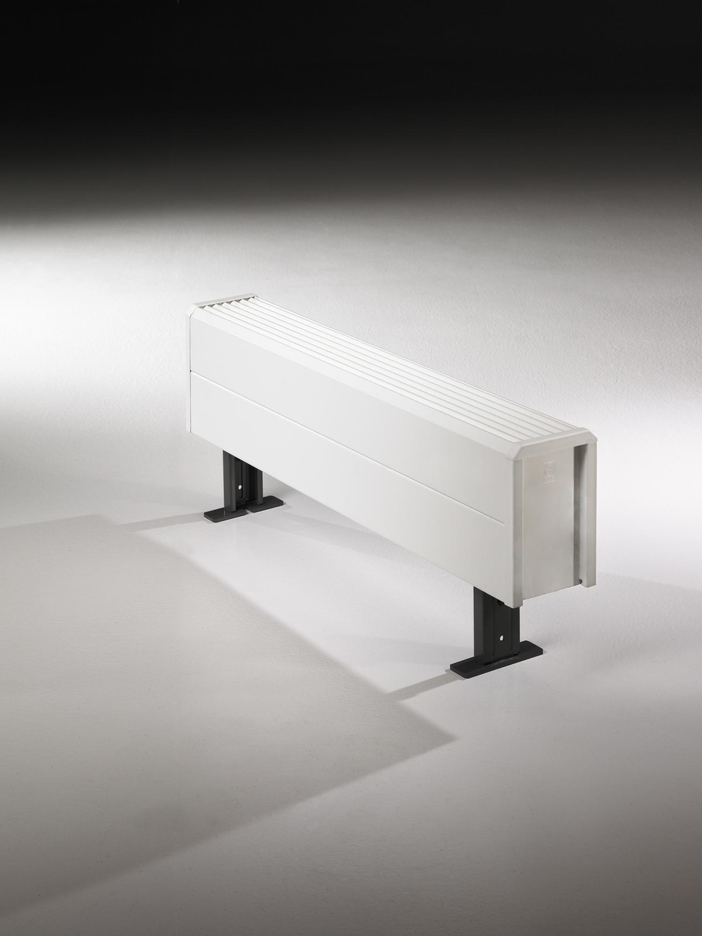 Конвектор напольный Jaga Tempo Free-Standing 130 х 200 х 1200 (цвет белый)