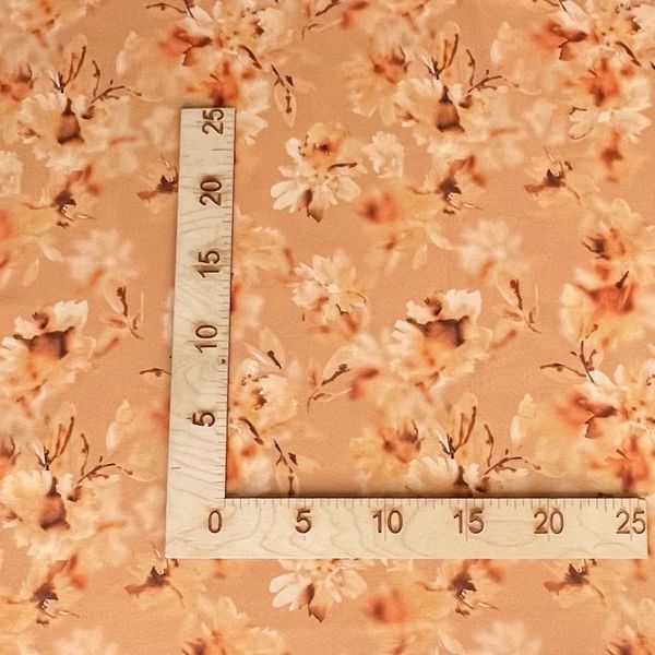 ЛЕПЕСТКИ, ПЕРСИКОВЫЙ ВУАЛЬ - 100% хлопок 2