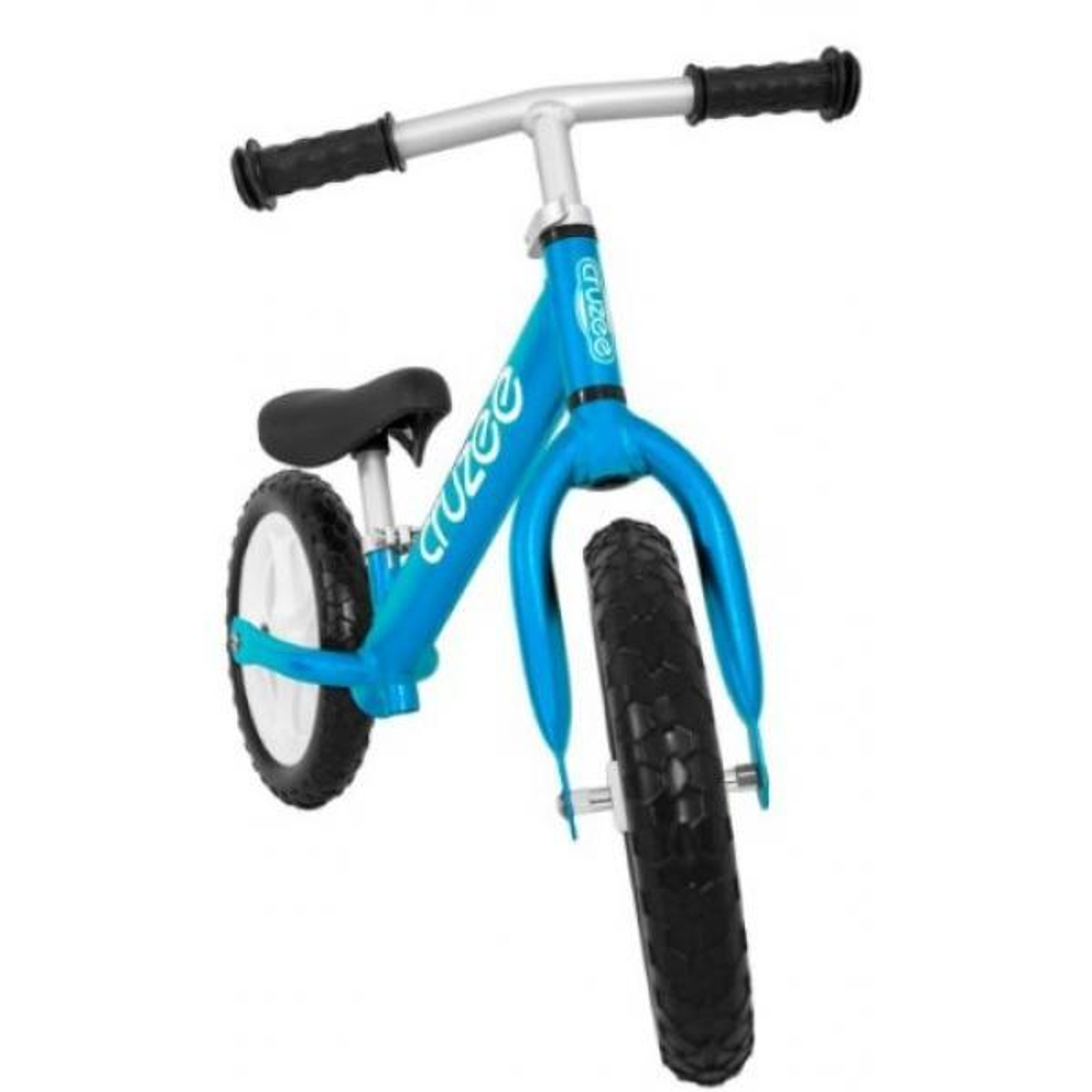 Беговел Cruzee UltraLite Balance Bike, серебристый (+ пневматические колеса)