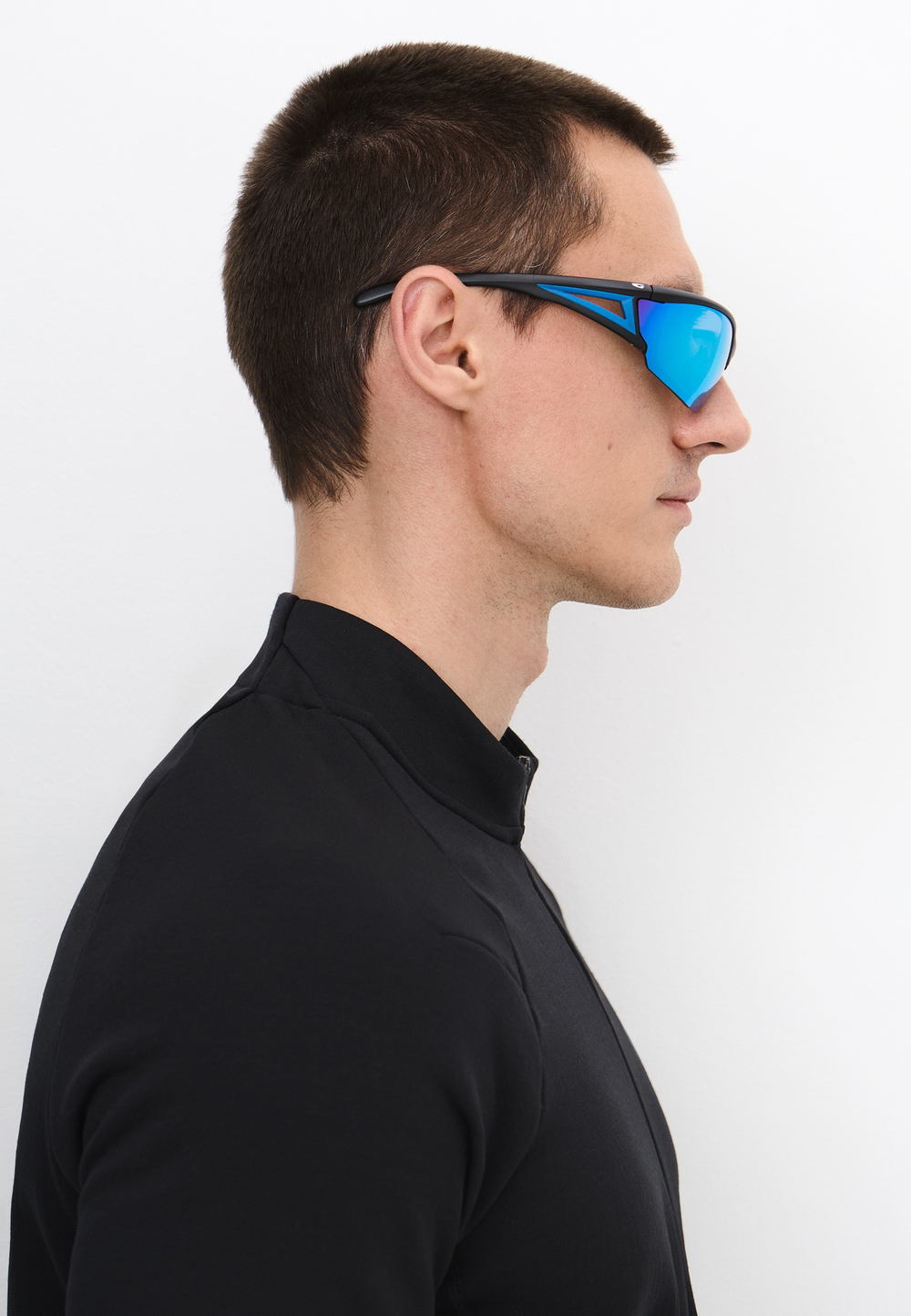 Спортивные очки GOG Lynx / Matt Black-Blue / White-Blue Lens