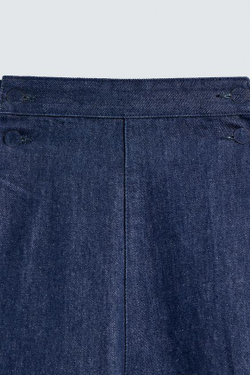 ZARA HARRY LAMBERT X DISNEY ДЖИНСОВЫЕ БРЮКИ ШИРОКОГО КРОЯ, МОРСКОЙ СИНИЙ