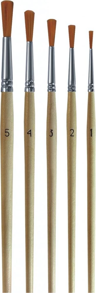 Кисть Синтетика круглая №4 Школьник (Альбатрос)