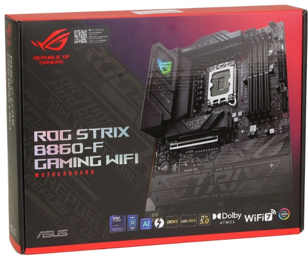 Материнская плата ASUS ROG Strix B860-F Gaming WiFi (90MB1JG0-M0EAY0)