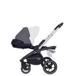 Коляска детская MOWBaby "ZOOM"PU (3в1) RA087 Silver Black