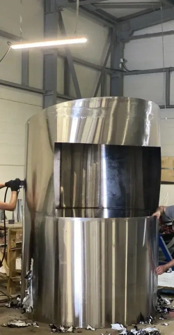 Нержавеющий лист 1000х600 (AISI430/0,5мм) зеркальный