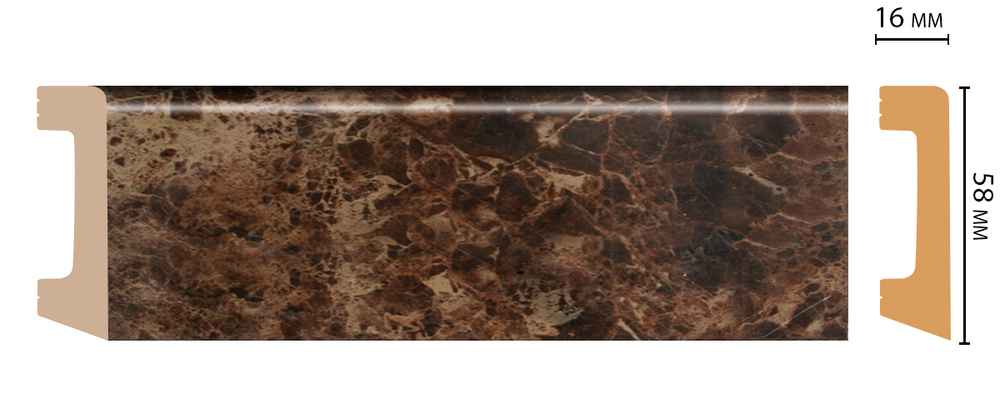 Плинтус  DM D234-713 (58*16*2400мм)