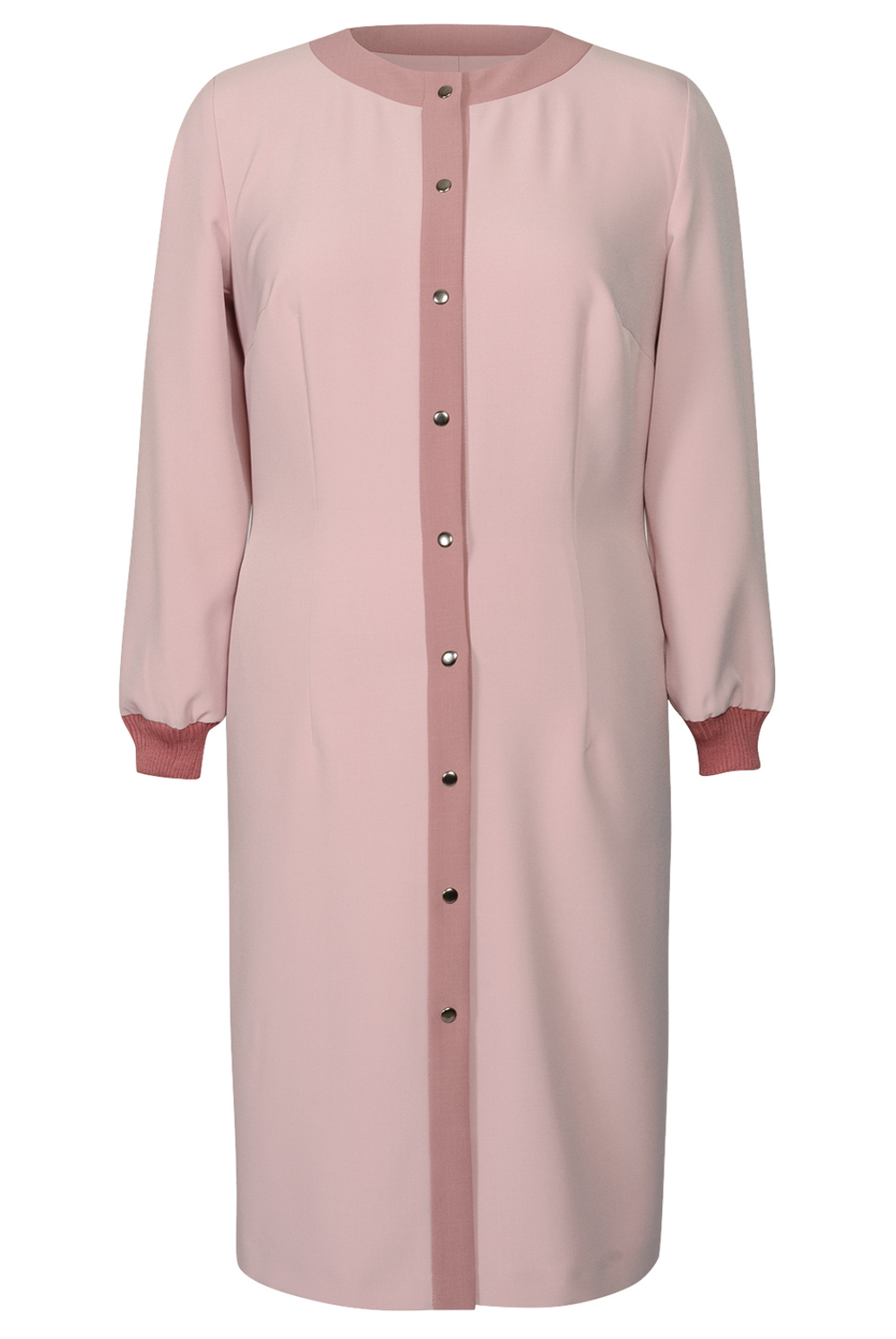 Офисное платье Mila Bezgerts 2656АЕ, цвет Розовый, размер 52-164