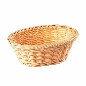 Хлебница плетеная 18*13 см, ротанг, бежевая