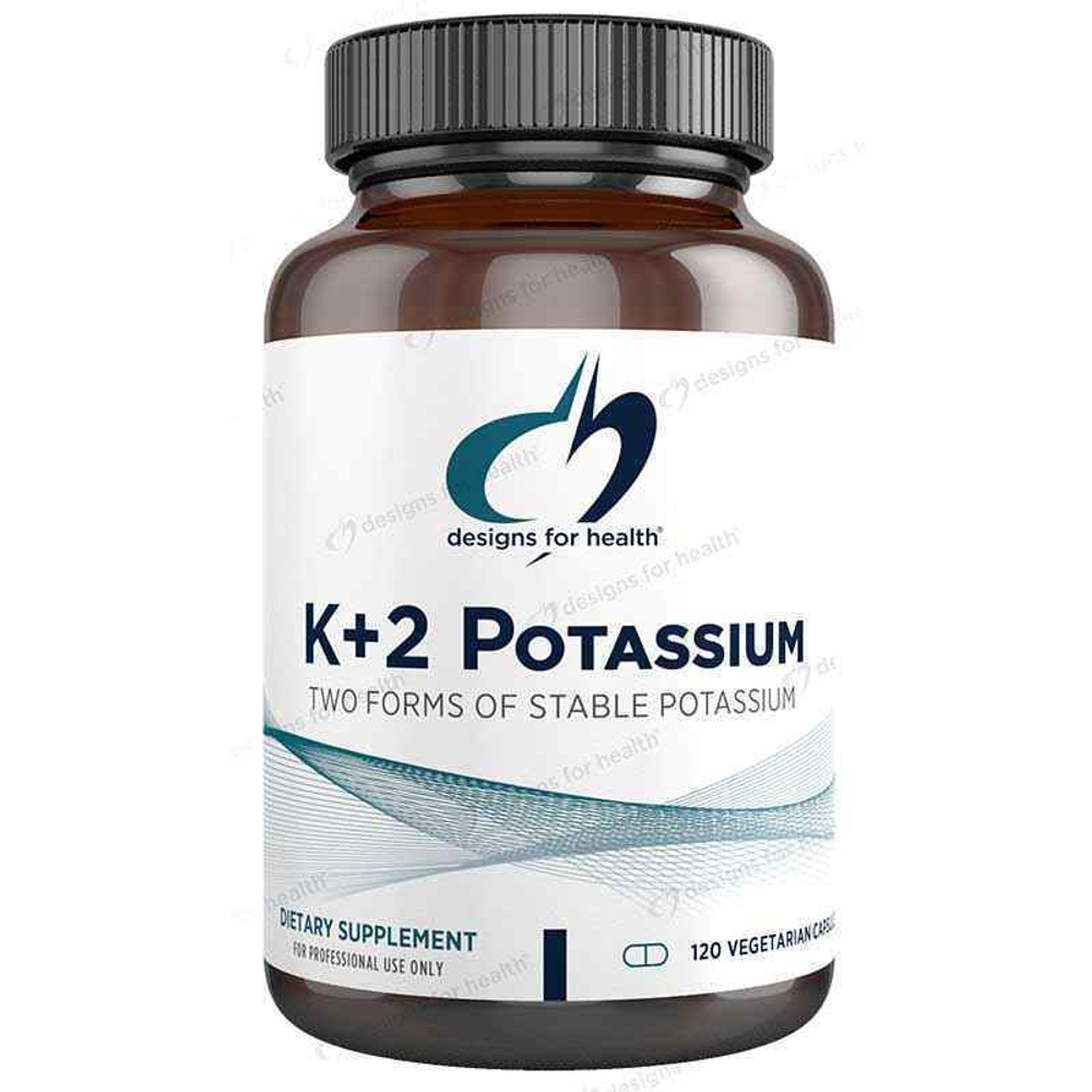 Designs For Health - K+2 Potassium - 120 capsules