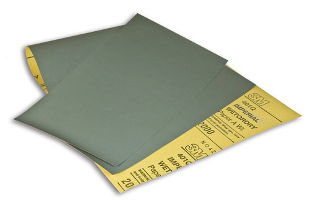 3M Лист абразивный Wetordry 401Q, 138мм х 230мм, микротонкий, 2000A