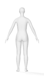 3D аватар манекена Моника