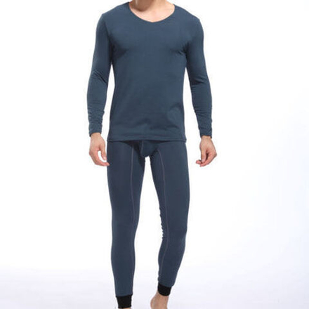 Мужской комплект нательного белья "мокрый асфальт" коттон Cockcon Dark Grey Set